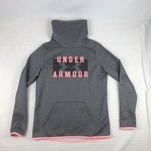 under‎ armour cold gear storm womens funnel neck size small Grey And Pink
